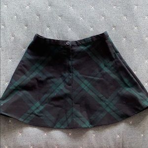 Blue & Green SchoolGirl Skirt